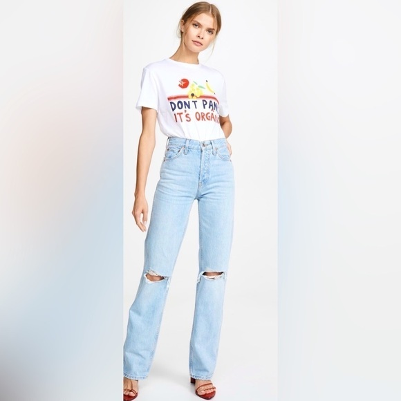 RE/DONE 90’s High Rise Loose Jeans, Size 25 (v) - Picture 1 of 8